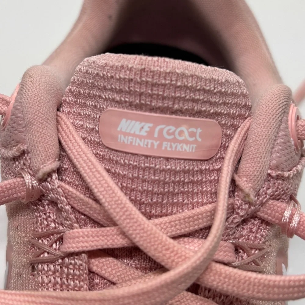 Nike React Infinity Flyknit Women’s 10.5 Blush Pink Running Shoes CT2423-600